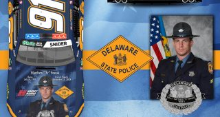 Myatt Snider, DGM Racing honoring fallen Delaware State Police Trooper at Dover