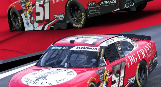 Visit BG Crane Services sponsoring Jeremy Clements at Dover page