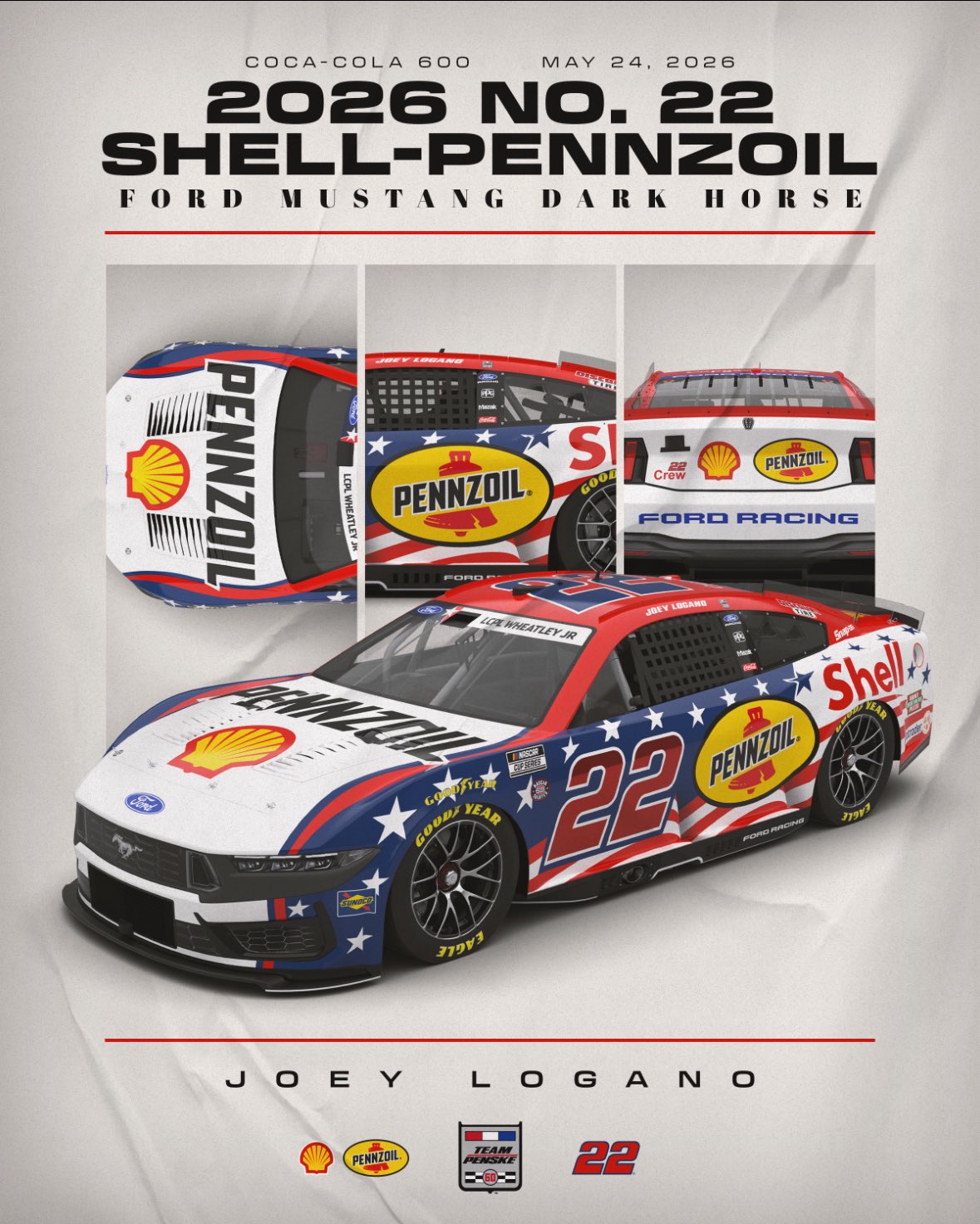 Joey Logano Patriotic