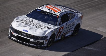 DOVER, DELAWARE - MAY 15: Brad Keselowski, driver of the #6 Solomon Plumbing Ford, drives during NASCAR Cup Series All-Star Race pit road qualifying entry/exit practice at Dover Motor Speedway on May 15, 2026 in Dover, Delaware. (Photo by Sean Gardner/Getty Images) | Getty Images
