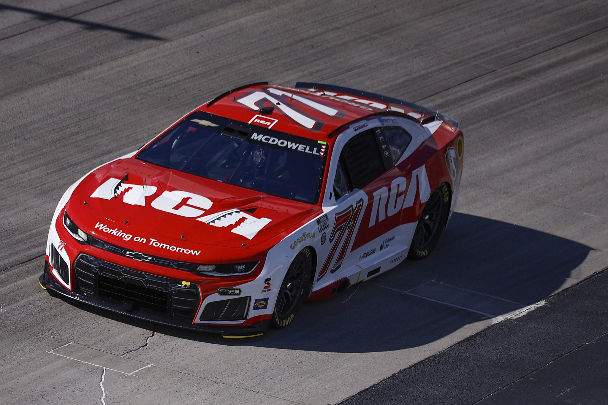 DOVER, DELAWARE - MAY 15: Michael McDowell, driver of the #71 RCA Chevrolet, drives during NASCAR Cup Series All-Star Race pit road qualifying entry/exit practice at Dover Motor Speedway on May 15, 2026 in Dover, Delaware. (Photo by Sean Gardner/Getty Images) | Getty Images