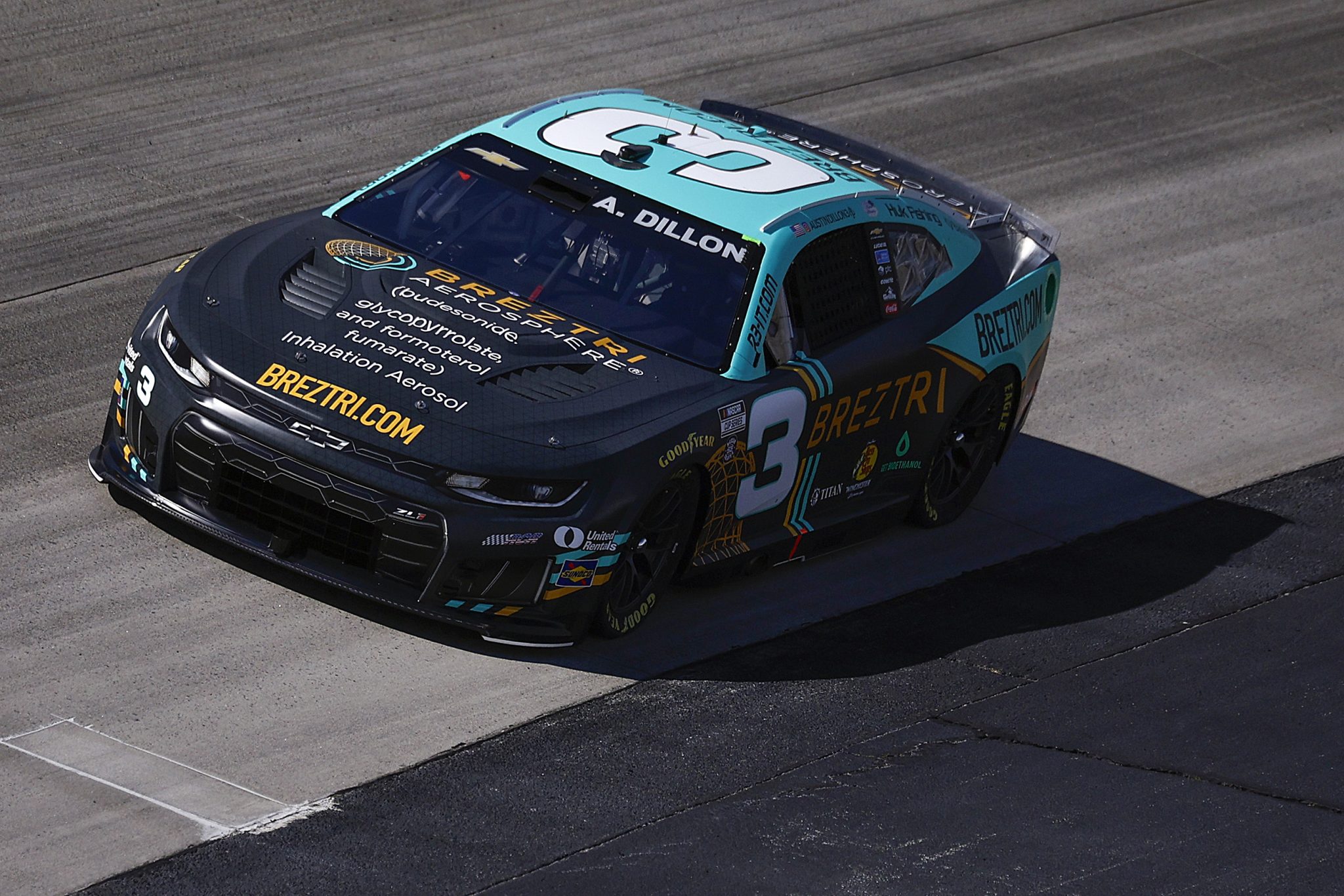 DOVER, DELAWARE - MAY 15: Austin Dillon, driver of the #3 BREZTRI Chevrolet, drives during NASCAR Cup Series All-Star Race pit road qualifying entry/exit practice at Dover Motor Speedway on May 15, 2026 in Dover, Delaware. (Photo by Sean Gardner/Getty Images) | Getty Images
