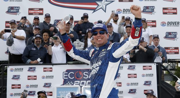 Visit Kyle Busch cruises to convincing NASCAR Truck win at Dover page