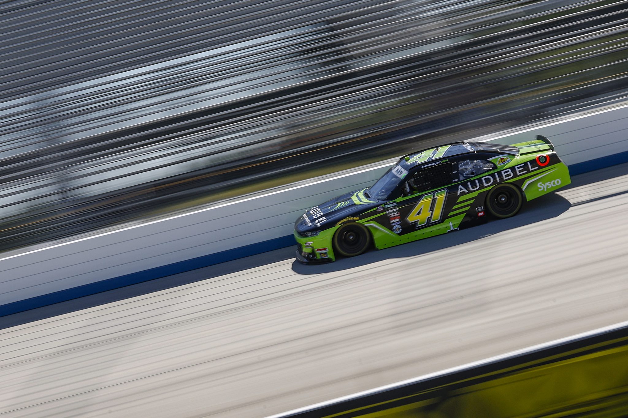 DOVER, DELAWARE - MAY 16: Sam Mayer, driver of the #41 Audibel Chevrolet, drives during practice for the NASCAR O'Reilly Auto Parts Series BetRivers 200 at Dover Motor Speedway on May 16, 2026 in Dover, Delaware. (Photo by Sean Gardner/Getty Images) | Getty Images