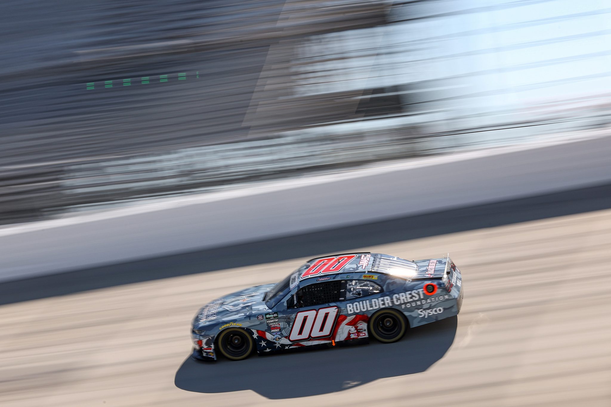 DOVER, DELAWARE - MAY 16: Sheldon Creed, driver of the #00 Boulder Crest Foundation Chevrolet, drives during practice for the NASCAR O'Reilly Auto Parts Series BetRivers 200 at Dover Motor Speedway on May 16, 2026 in Dover, Delaware. (Photo by Meg Oliphant/Getty Images) | Getty Images