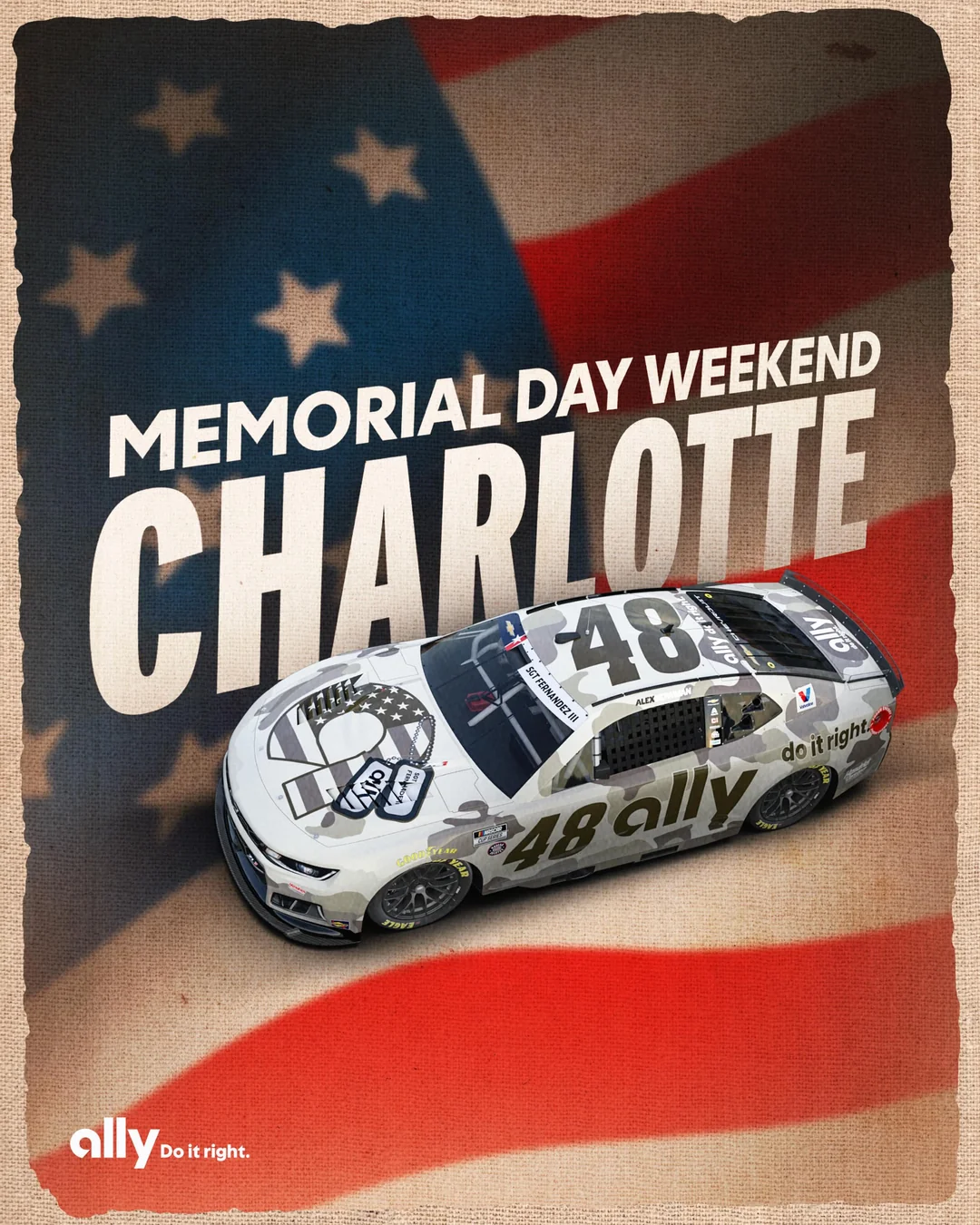 2026 Charlotte 1 48 Ally Camo
