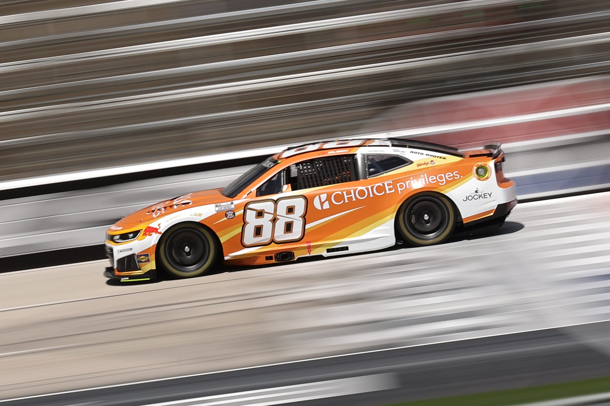 FORT WORTH, TEXAS - MAY 02: Connor Zilisch, driver of the #88 Choice Privileges Chevrolet, during practice for the NASCAR Cup Series Würth 400 presented by LIQUI MOLY at Texas Motor Speedway on May 02, 2026 in Fort Worth, Texas. (Photo by James Gilbert/Getty Images) | Getty Images