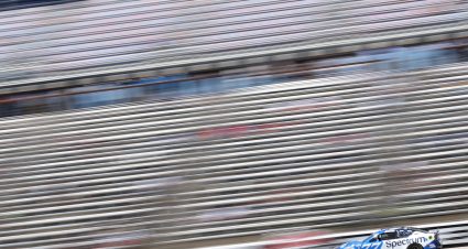 FORT WORTH, TEXAS - MAY 02: Carson Hocevar, driver of the #77 Spectrum Chevrolet, races during practice for the NASCAR Cup Series Würth 400 presented by LIQUI MOLY at Texas Motor Speedway on May 02, 2026 in Fort Worth, Texas. (Photo by Logan Riely/Getty Images) | Getty Images