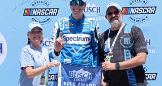Carson Hocevar rides the wave to NASCAR Cup pole at Texas