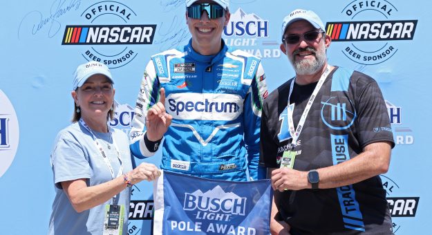 Visit Carson Hocevar rides the wave to NASCAR Cup pole at Texas page
