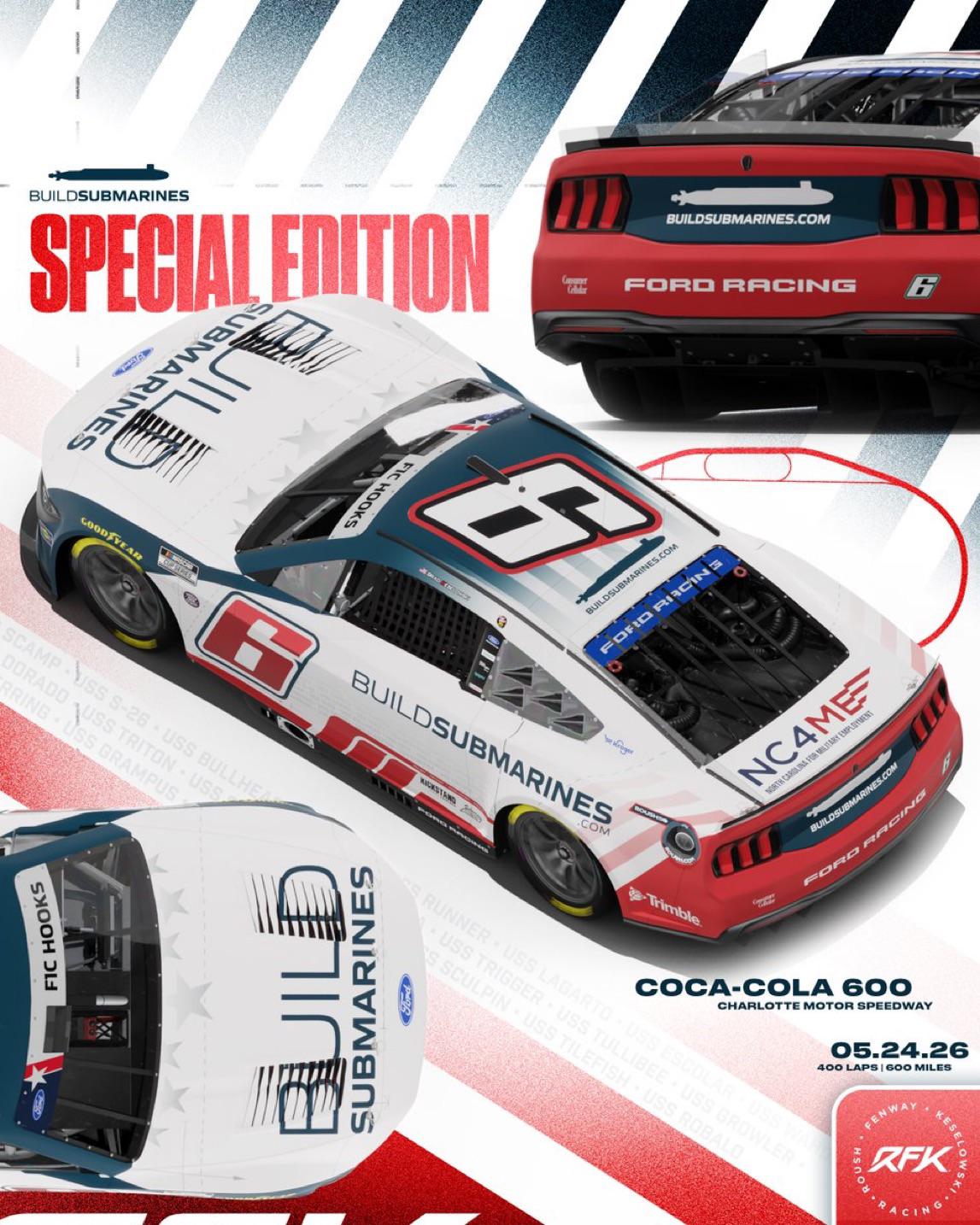2026 Charlotte 1 Keselowski Submarines