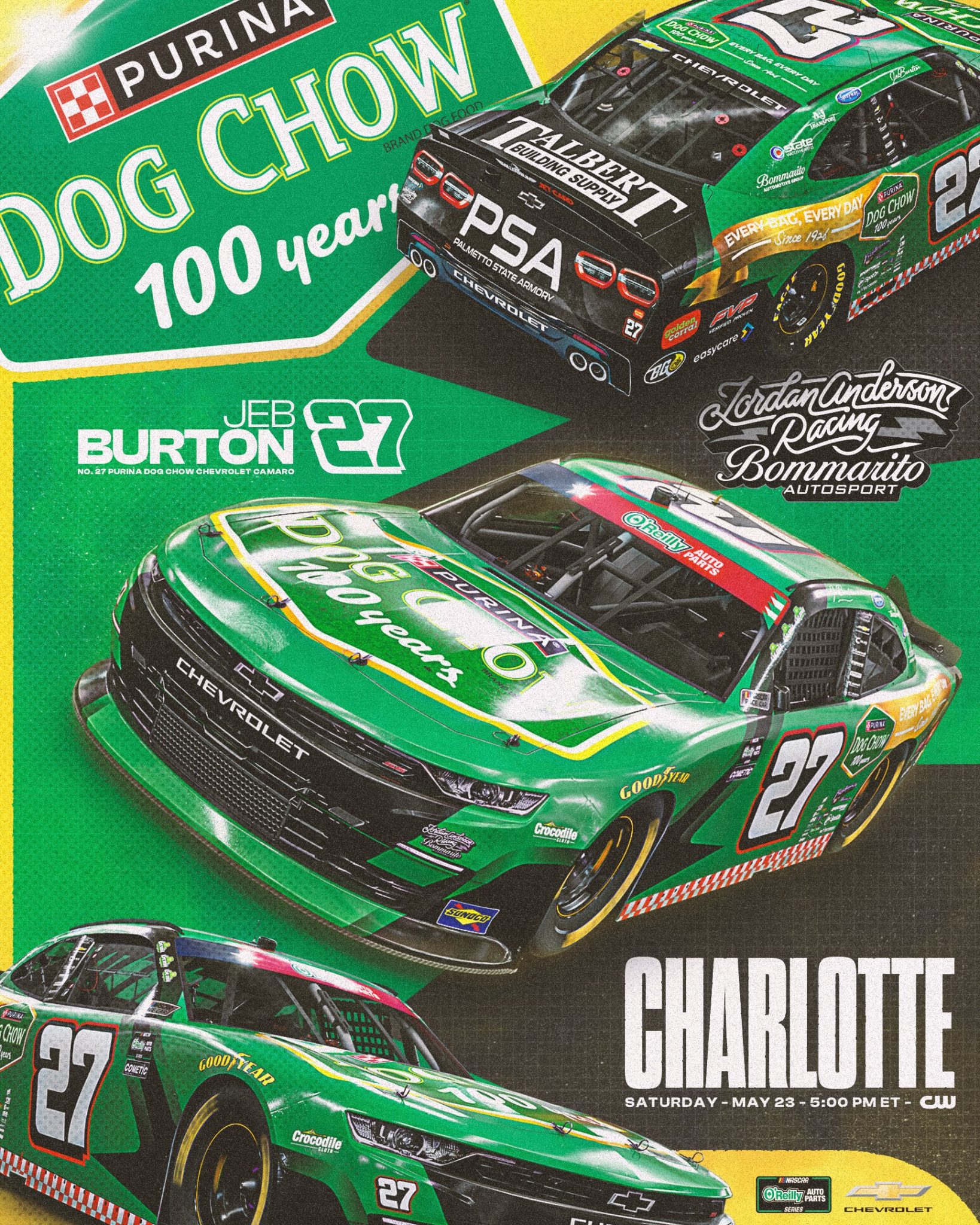 Jeb Burton Charlotte Scheme