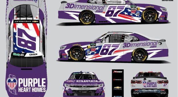 Visit Purple Heart Homes partners with Peterson Racing for Charlotte page