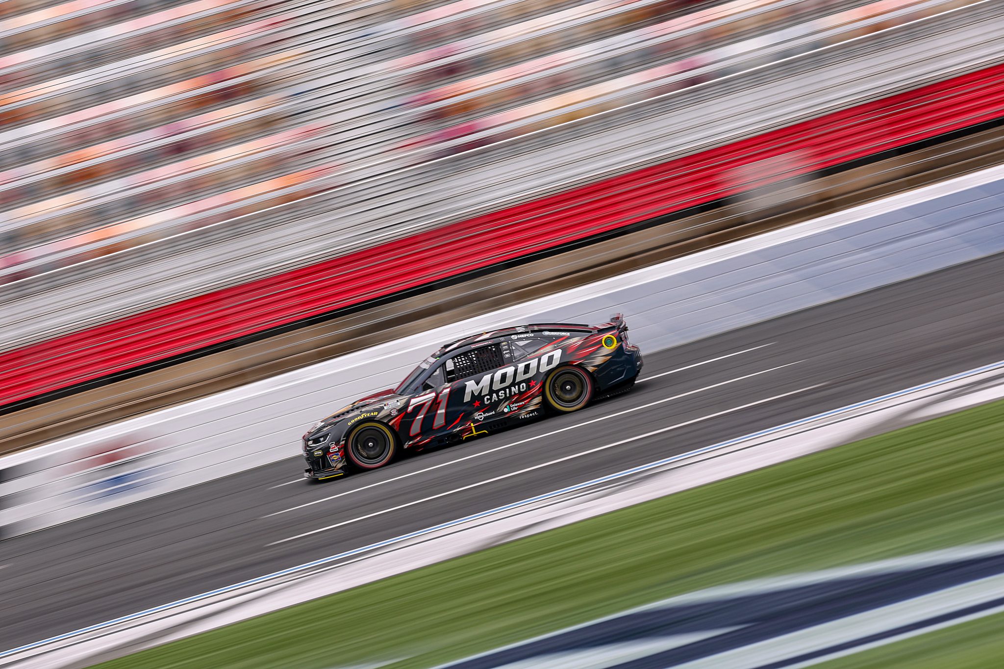 CONCORD, NORTH CAROLINA - MAY 23: Michael McDowell, driver of the #71 Modo Casino Chevrolet, drives during practice for the NASCAR Cup Series Coca-Cola 600 at Charlotte Motor Speedway on May 23, 2026 in Concord, North Carolina. (Photo by David Jensen/Getty Images) | Getty Images