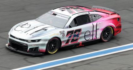 CONCORD, NORTH CAROLINA - MAY 23: Katherine Legge, driver of the #78 e.l.f. Cosmetics Chevrolet, drives during practice for the NASCAR Cup Series Coca-Cola 600 at Charlotte Motor Speedway on May 23, 2026 in Concord, North Carolina. (Photo by Jonathan Bachman/Getty Images) | Getty Images