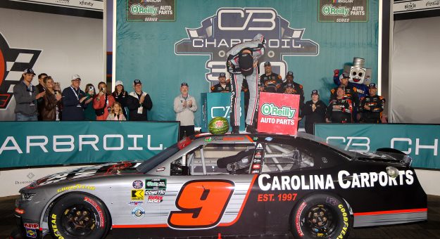 Visit Ross Chastain wins fog-filled O’Reilly race at Charlotte page