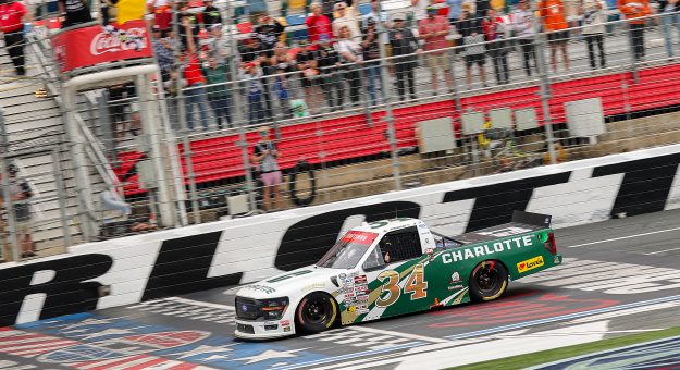 Visit Truck Series NC Education Lottery 200 post-race inspection results page