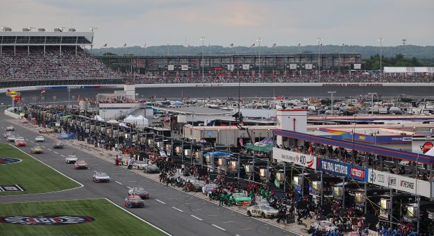 CONCORD, NORTH CAROLINA - MAY 24: A general view of of pit road during the NASCAR Cup Series Coca-Cola 600 at Charlotte Motor Speedway on May 24, 2026 in Concord, North Carolina. (Photo by Jonathan Bachman/Getty Images) | Getty Images