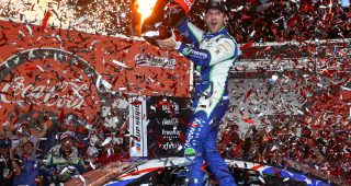 Daniel Suarez wins emotional, rain-shortened Coca-Cola 600