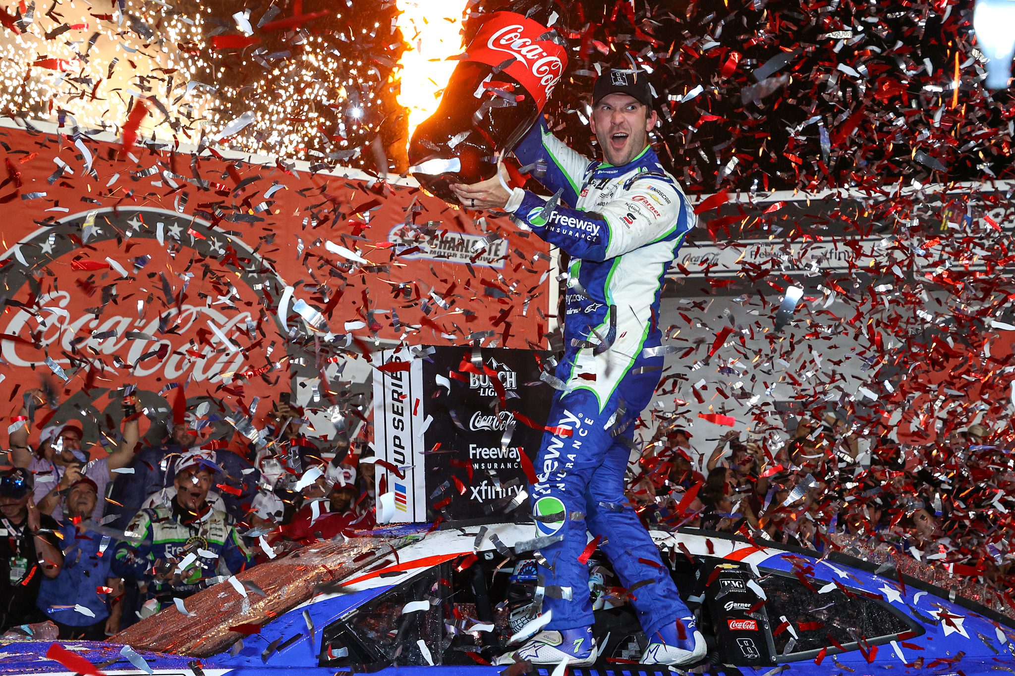 Daniel Suarez wins rain-shortened Coca-Cola 600 | Jayski
