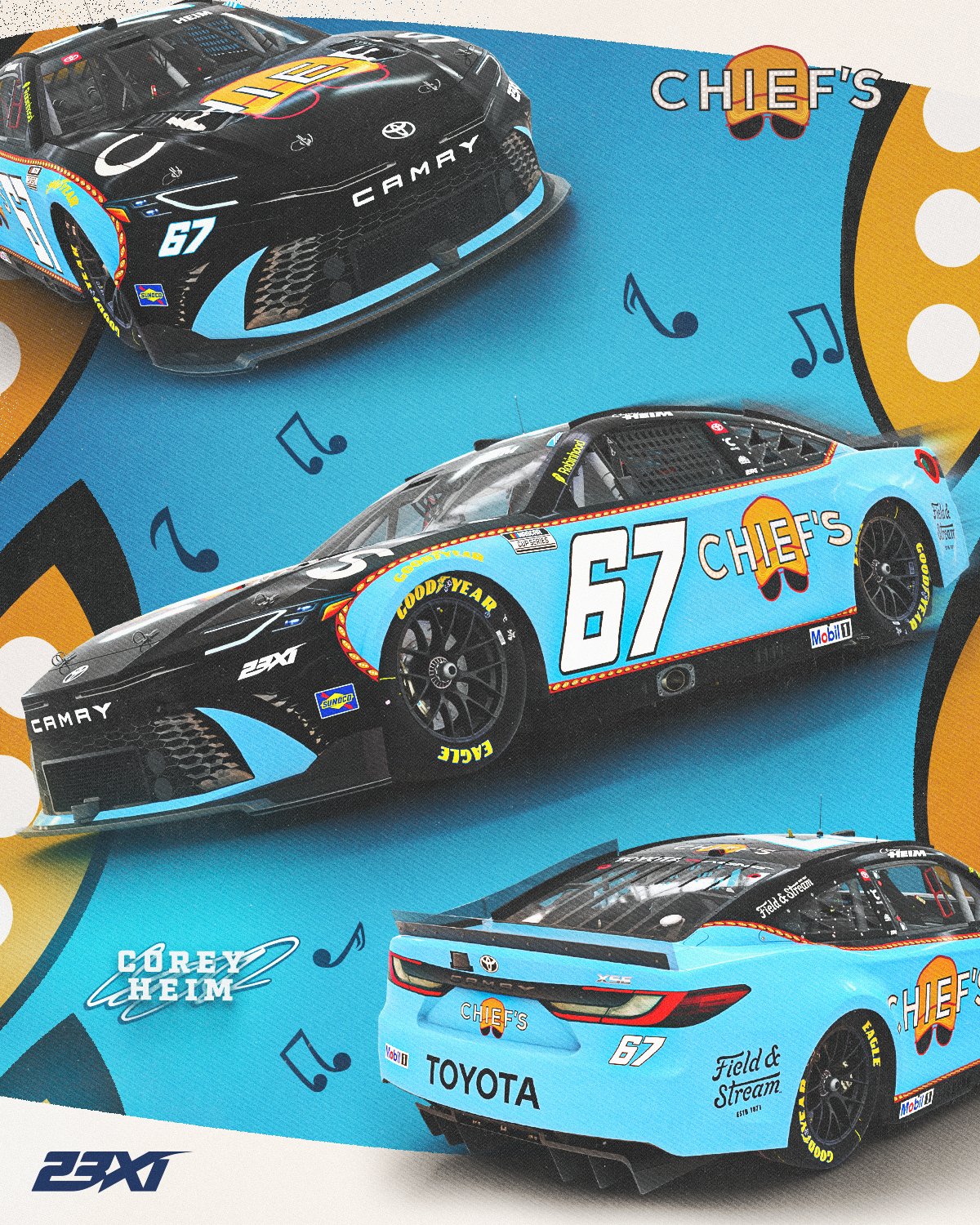 2026 NASCAR Cup Series #67 23XI Racing paint schemes - Jayski's