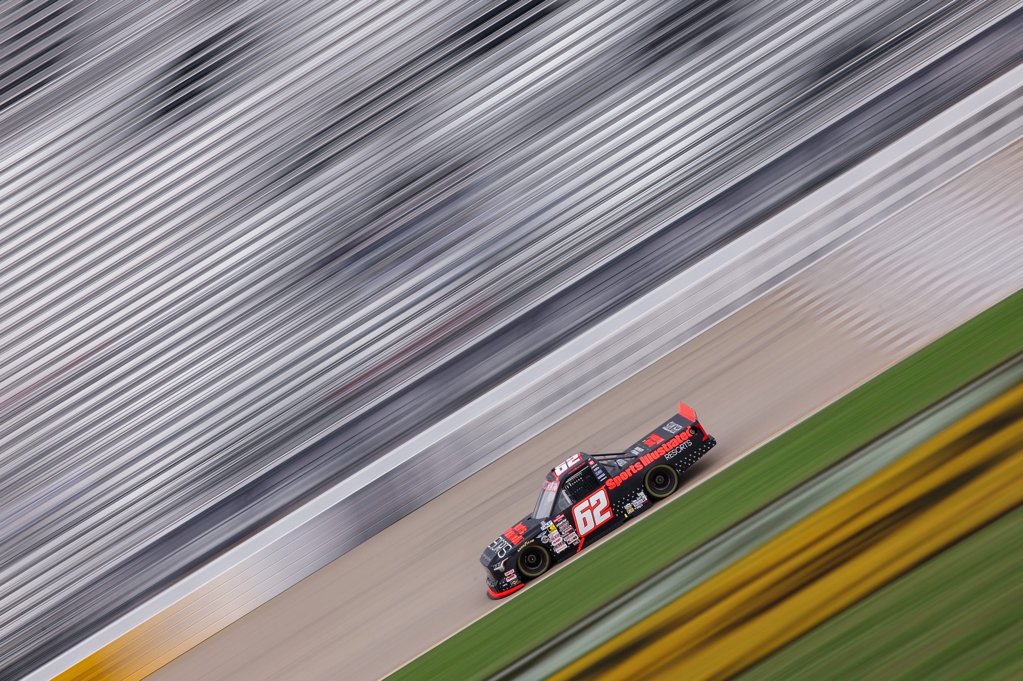 LEBANON, TENNESSEE - MAY 29: Parker Retzlaff, driver of the #62 Sports Illustrated Resorts Toyota, drives during practice for the NASCAR Craftsman Truck Series Allegiance 200 at Nashville Superspeedway on May 29, 2026 in Lebanon, Tennessee. (Photo by Jonathan Bachman/Getty Images) | Getty Images