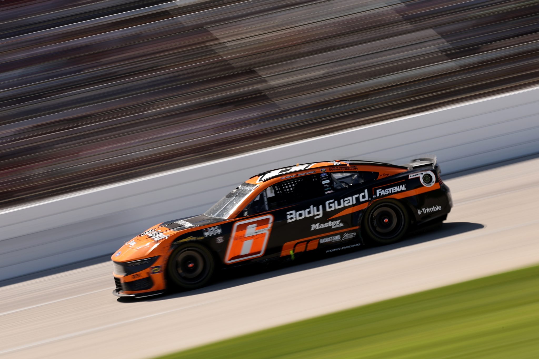 FORT WORTH, TEXAS - MAY 03: Brad Keselowski, driver of the #6 Body Guard by Fastenal Ford, races during the NASCAR Cup Series Würth 400 presented by LIQUI MOLY at Texas Motor Speedway on May 03, 2026 in Fort Worth, Texas. (Photo by James Gilbert/Getty Images) | Getty Images