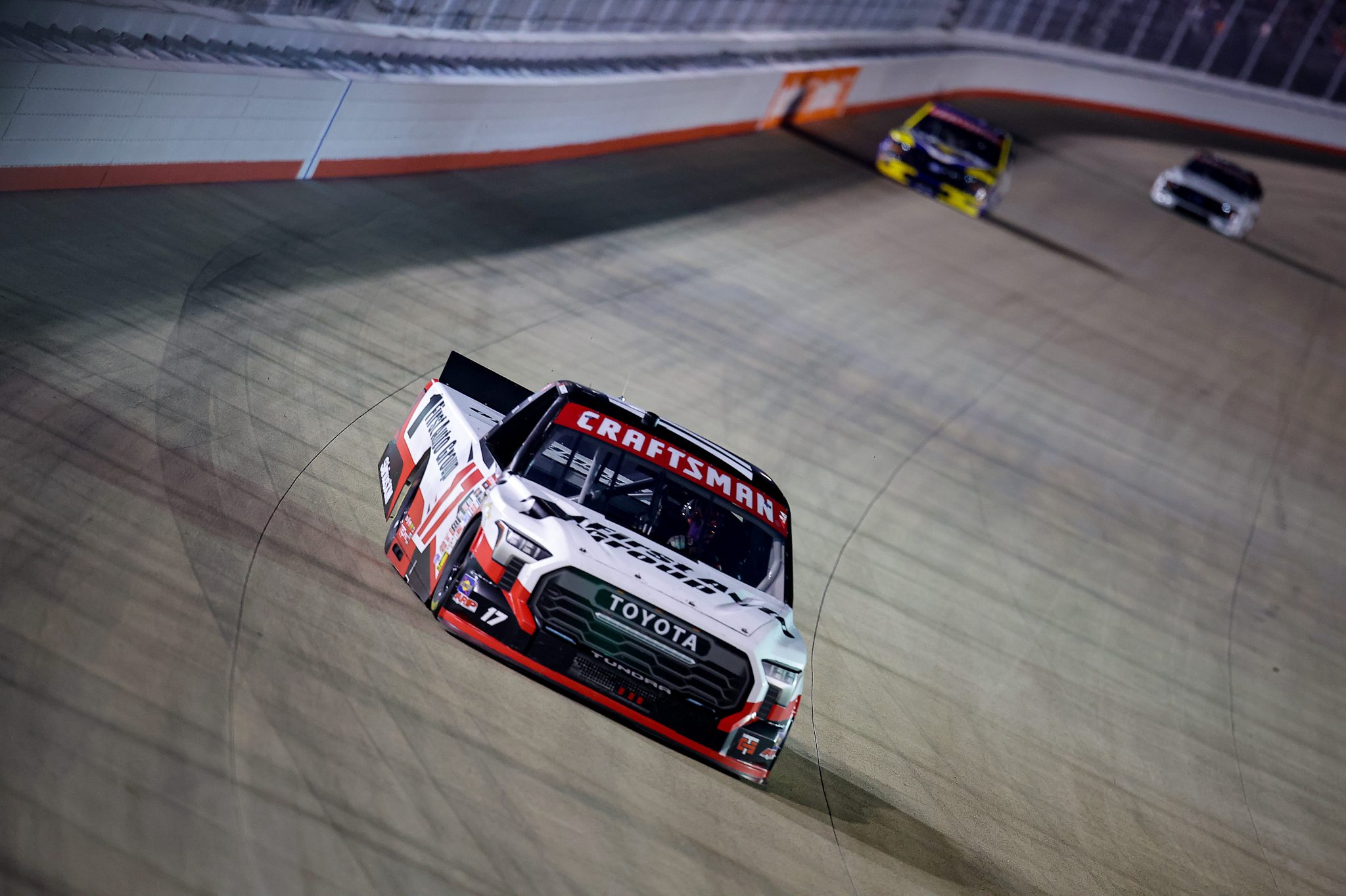 LEBANON, TENNESSEE - MAY 29: Giovanni Ruggiero, driver of the #17 First Auto Group Toyota, drives during the NASCAR Craftsman Truck Series Allegiance 200 at Nashville Superspeedway on May 29, 2026 in Lebanon, Tennessee. (Photo by Jonathan Bachman/Getty Images) | Getty Images