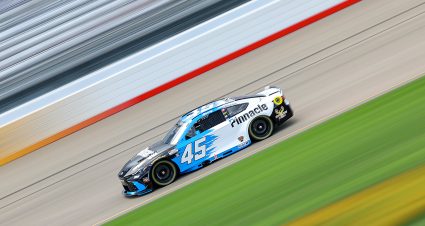 LEBANON, TENNESSEE - MAY 30: Tyler Reddick, driver of the #45 Pinnacle Toyota, drives during practice for the NASCAR Cup Series Cracker Barrel 400 at Nashville Superspeedway on May 30, 2026 in Lebanon, Tennessee. (Photo by Jonathan Bachman/Getty Images) | Getty Images