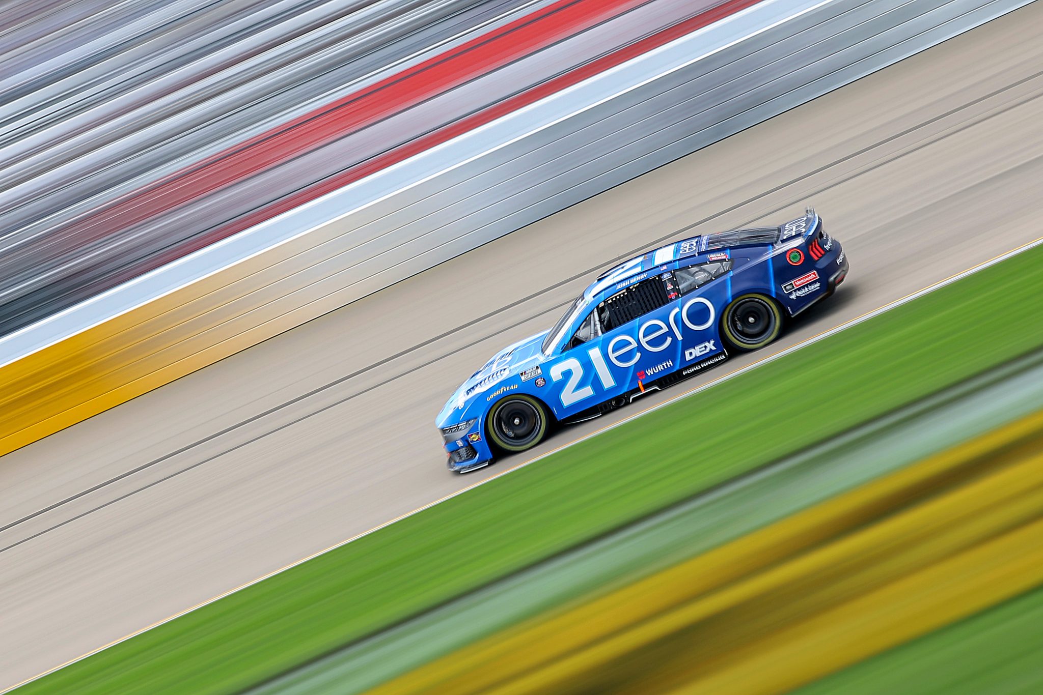 LEBANON, TENNESSEE - MAY 30: Josh Berry, driver of the #21 eero Ford, drives during practice for the NASCAR Cup Series Cracker Barrel 400 at Nashville Superspeedway on May 30, 2026 in Lebanon, Tennessee. (Photo by Jonathan Bachman/Getty Images) | Getty Images