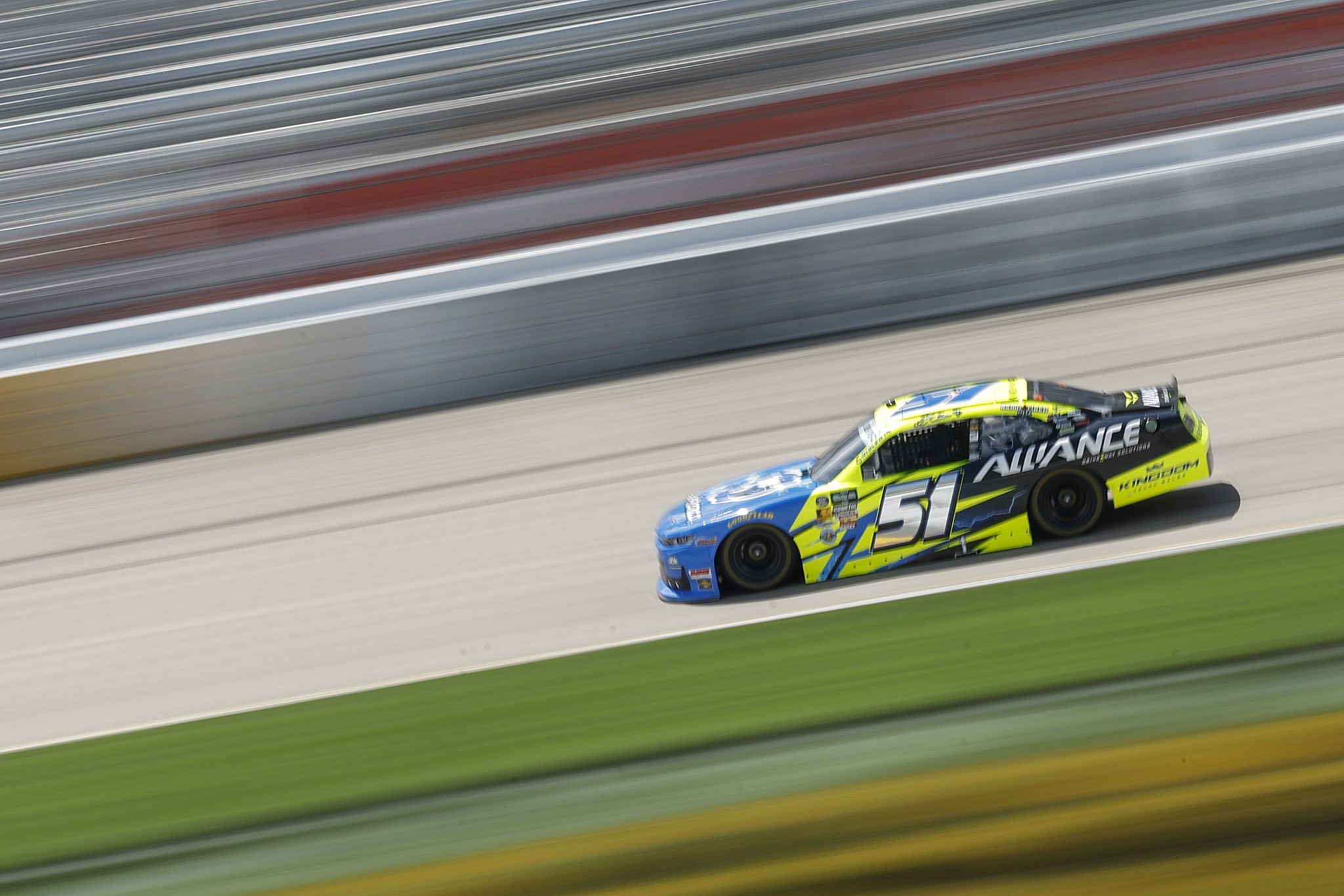 LEBANON, TENNESSEE - MAY 30: Jeremy Clements, driver of the #51 All South Electric/Alliance Driveway Solutions Chevrolet,  drives during practice for the NASCAR O'Reilly Auto Parts Series  Sports Illustrated Resorts 250 at Nashville Superspeedway on May 30, 2026 in Lebanon, Tennessee. (Photo by Sean Gardner/Getty Images) | Getty Images