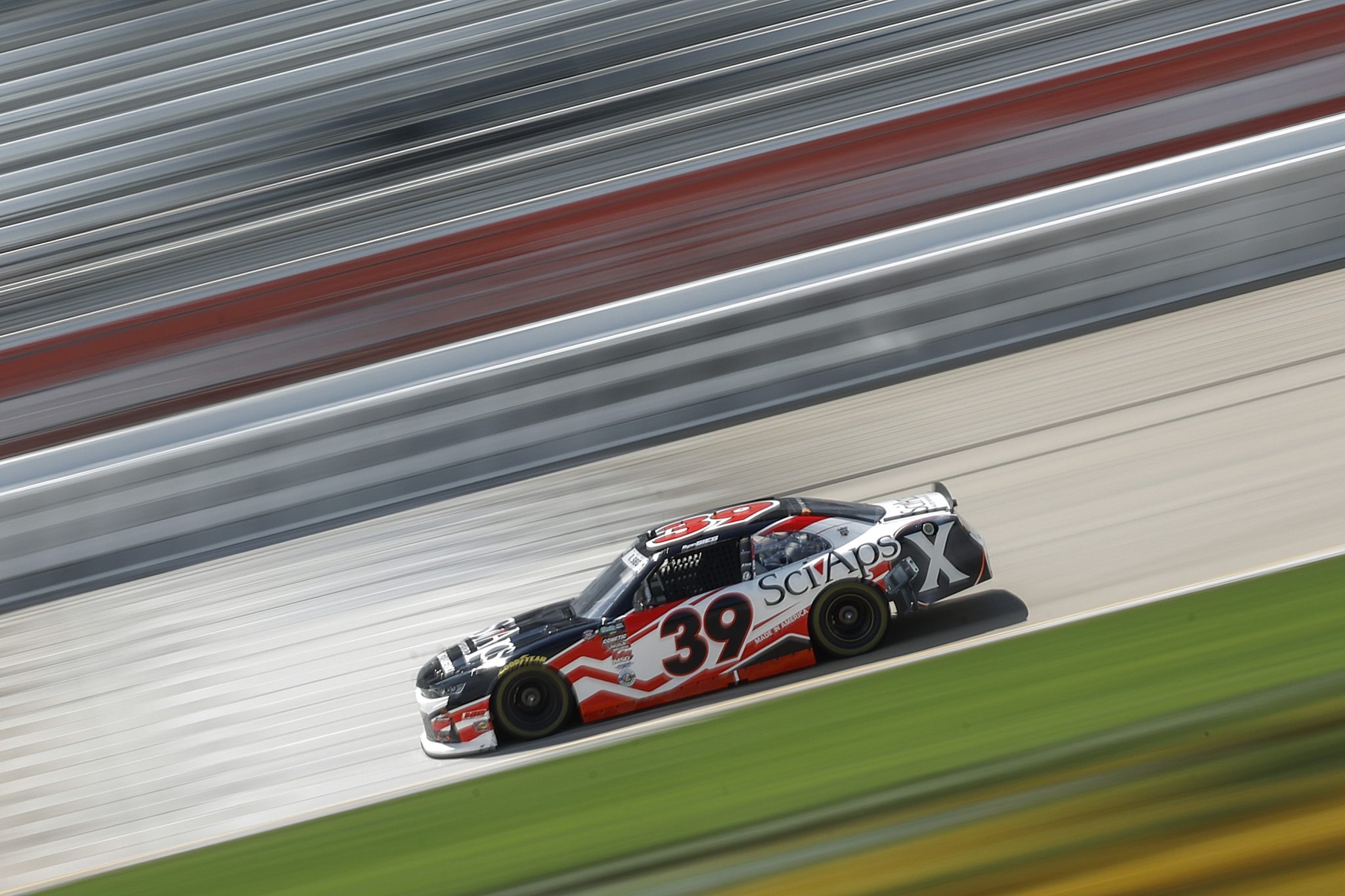 LEBANON, TENNESSEE - MAY 30: Ryan Sieg, driver of the #39 SciAps Chevrolet, drives during the NASCAR O'Reilly Auto Parts Series  Sports Illustrated Resorts 250 at Nashville Superspeedway on May 30, 2026 in Lebanon, Tennessee. (Photo by Sean Gardner/Getty Images) | Getty Images