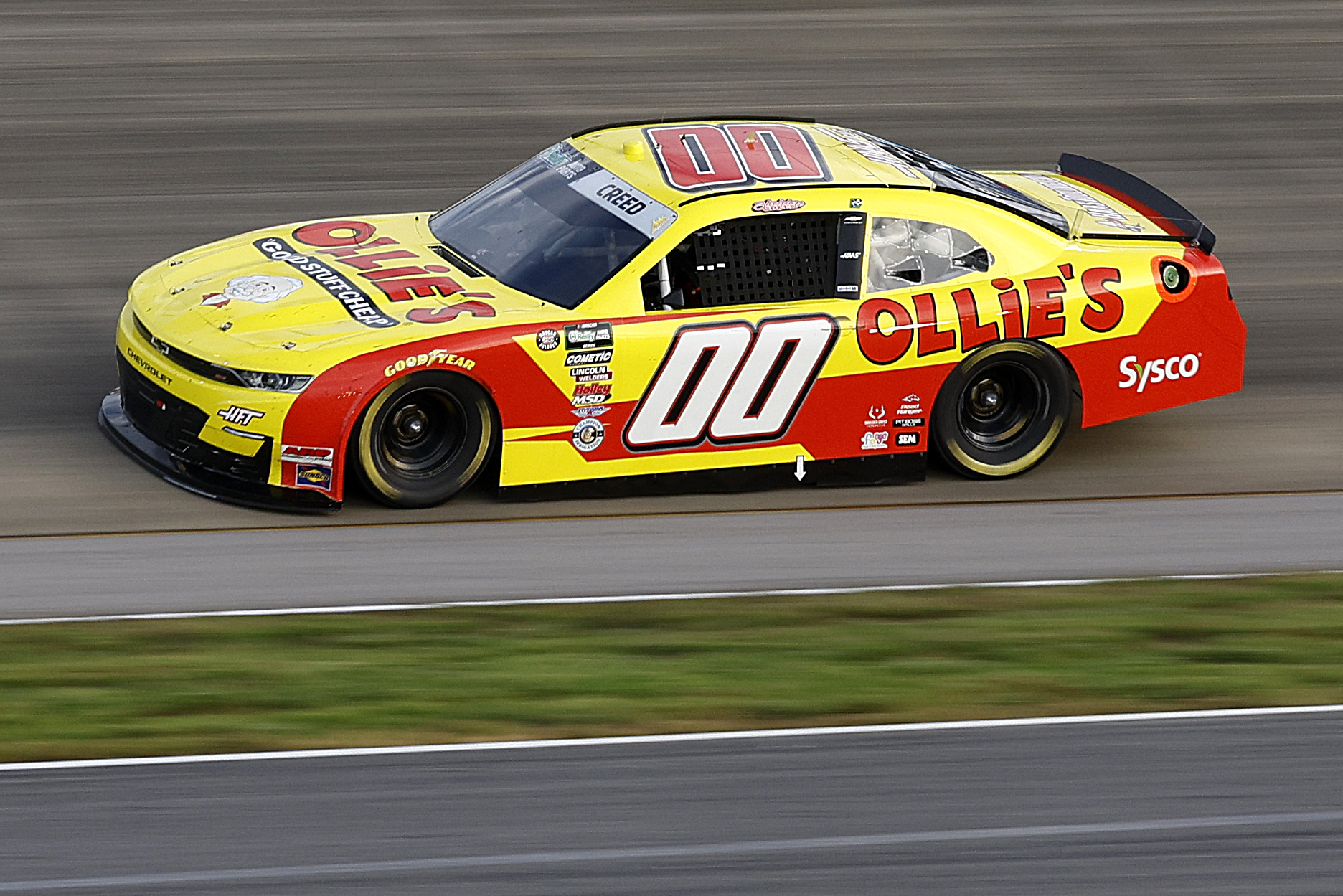 LEBANON, TENNESSEE - MAY 30: Sheldon Creed, driver of the #00 Ollie's Chevrolet, drives during the NASCAR O'Reilly Auto Parts Series Sports Illustrated Resorts 250 at Nashville Superspeedway on May 30, 2026 in Lebanon, Tennessee. (Photo by Sean Gardner/Getty Images) | Getty Images