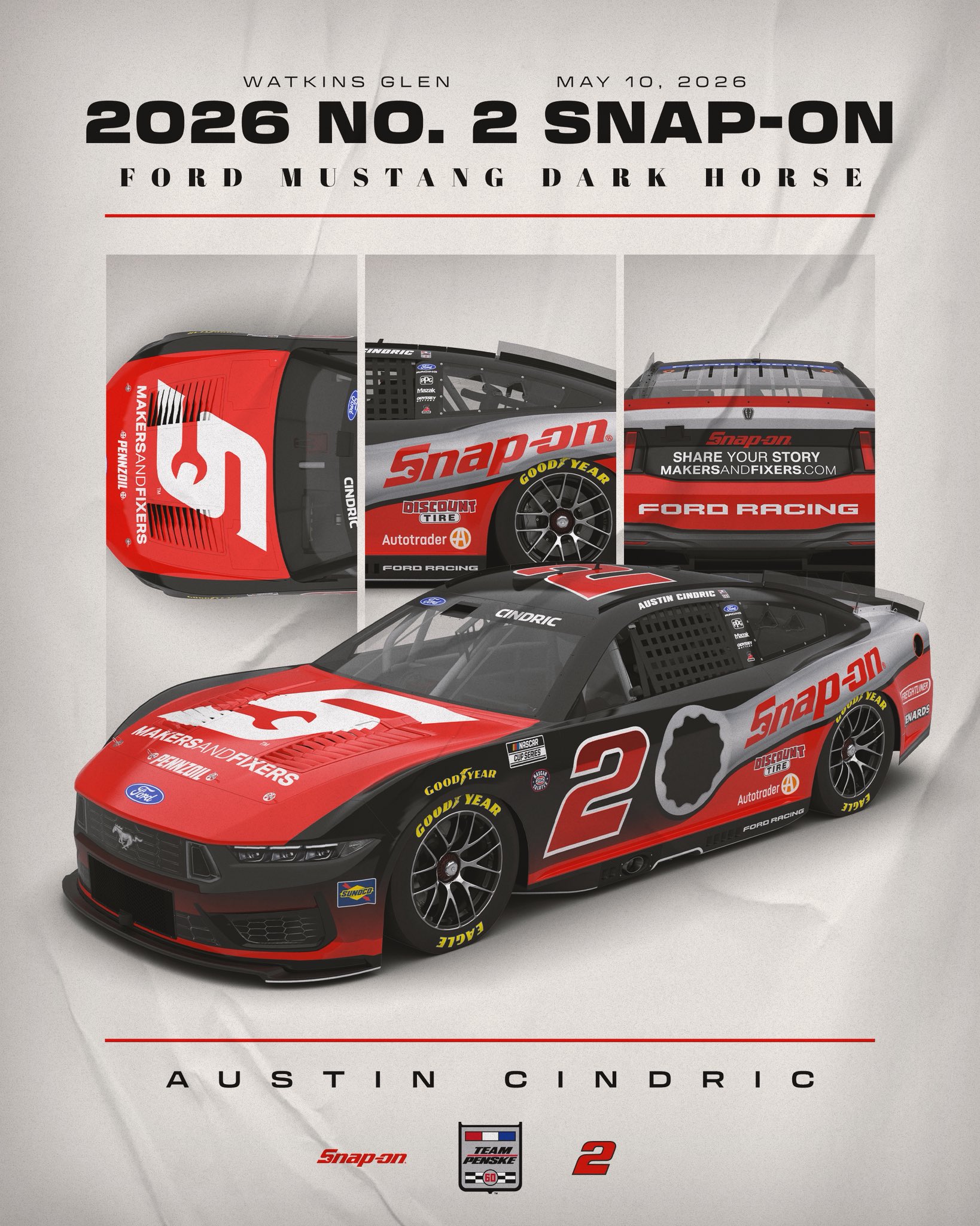 Austin Cindric Watkins Glen Scheme