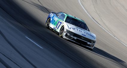 FORT WORTH, TEXAS - MAY 03: Chris Buescher, driver of the #17 Fifth Third Ford, races during the NASCAR Cup Series Würth 400 presented by LIQUI MOLY at Texas Motor Speedway on May 03, 2026 in Fort Worth, Texas. (Photo by Logan Riely/Getty Images) | Getty Images