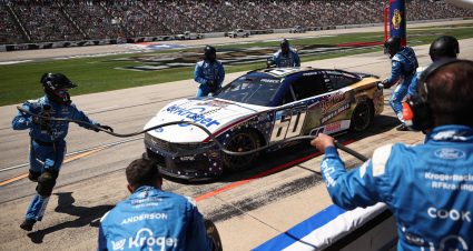 FORT WORTH, TEXAS - MAY 03: Ryan Preece, driver of the #60 Kroger/Ball Park Buns Ford, pits during the NASCAR Cup Series Würth 400 presented by LIQUI MOLY at Texas Motor Speedway on May 03, 2026 in Fort Worth, Texas. (Photo by James Gilbert/Getty Images) | Getty Images