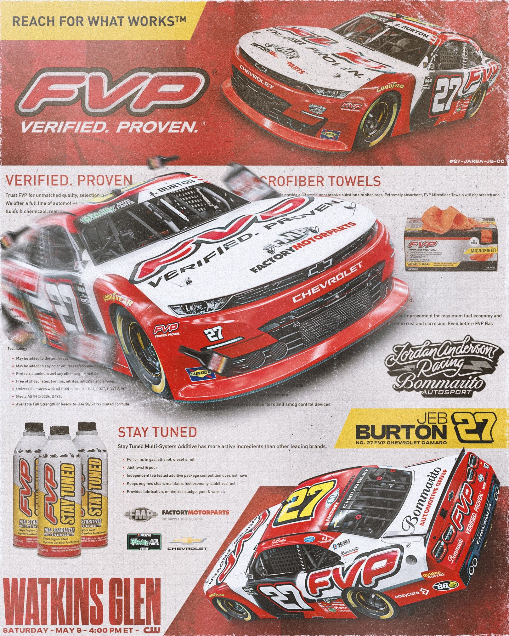 Jeb Burton Watkins Glen Scheme