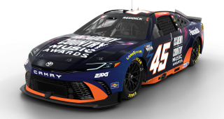 Academy of Country Music Awards featured on Tyler Reddick's car at the All-Star race