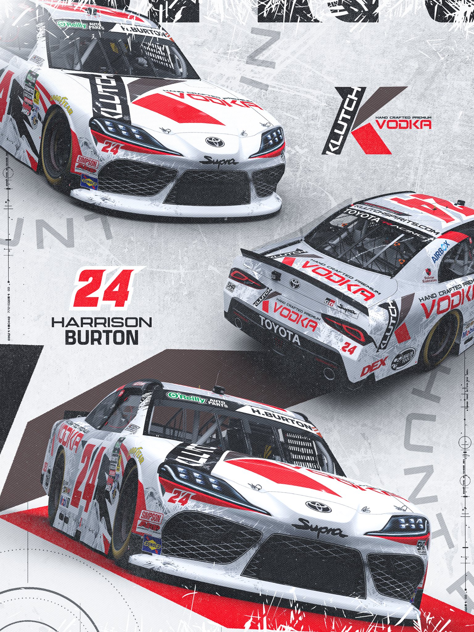 Harrison Burton Klutch Vodka