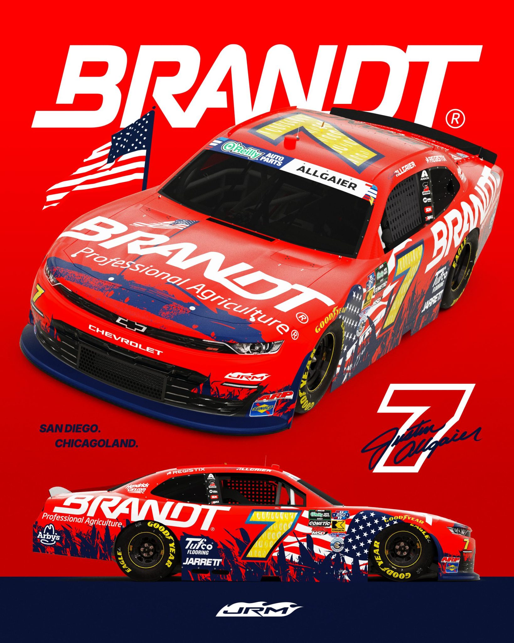Justin Allgaier San Diego, Chicago Scheme