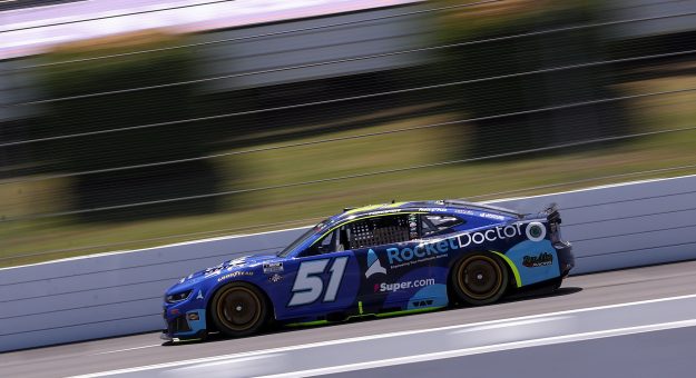LONG POND, PENNSYLVANIA - JUNE 13: Cody Ware, driver of the #51 Rocket Doctor Chevrolet, drives during practice for the NASCAR Cup Series Great American Getaway 400 presented by VISITPA at Pocono Raceway on June 13, 2026 in Long Pond, Pennsylvania. (Photo by David Jensen/Getty Images) | Getty Images