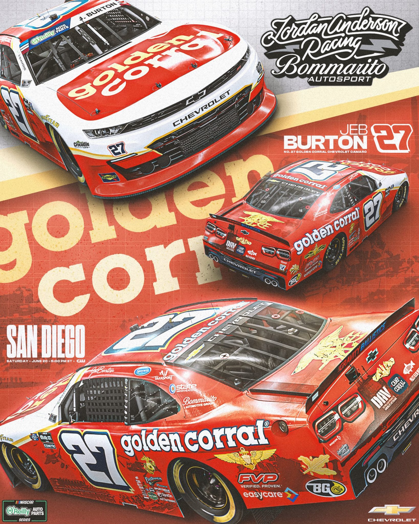 Jeb Burton San Diego Scheme
