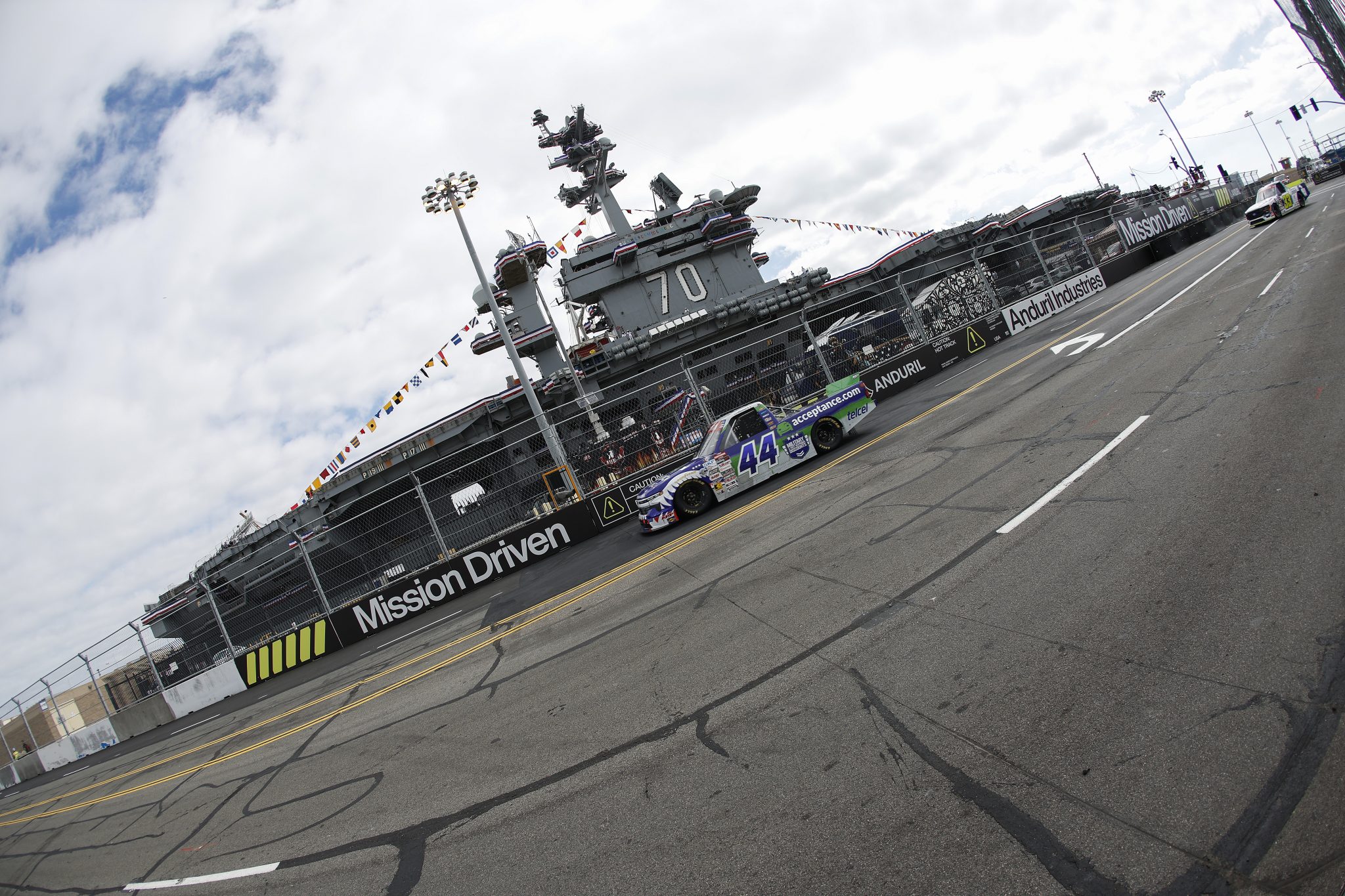 SAN DIEGO, CALIFORNIA - JUNE 19: Andres Perez De Lara, driver of the #44 Acceptance Insurance Chevrolet, drives during practice for the NASCAR Craftsman Truck Series Navy 250 at Naval Base Coronado on June 19, 2026 in San Diego, California. (Photo by Sean Gardner/Getty Images) | Getty Images