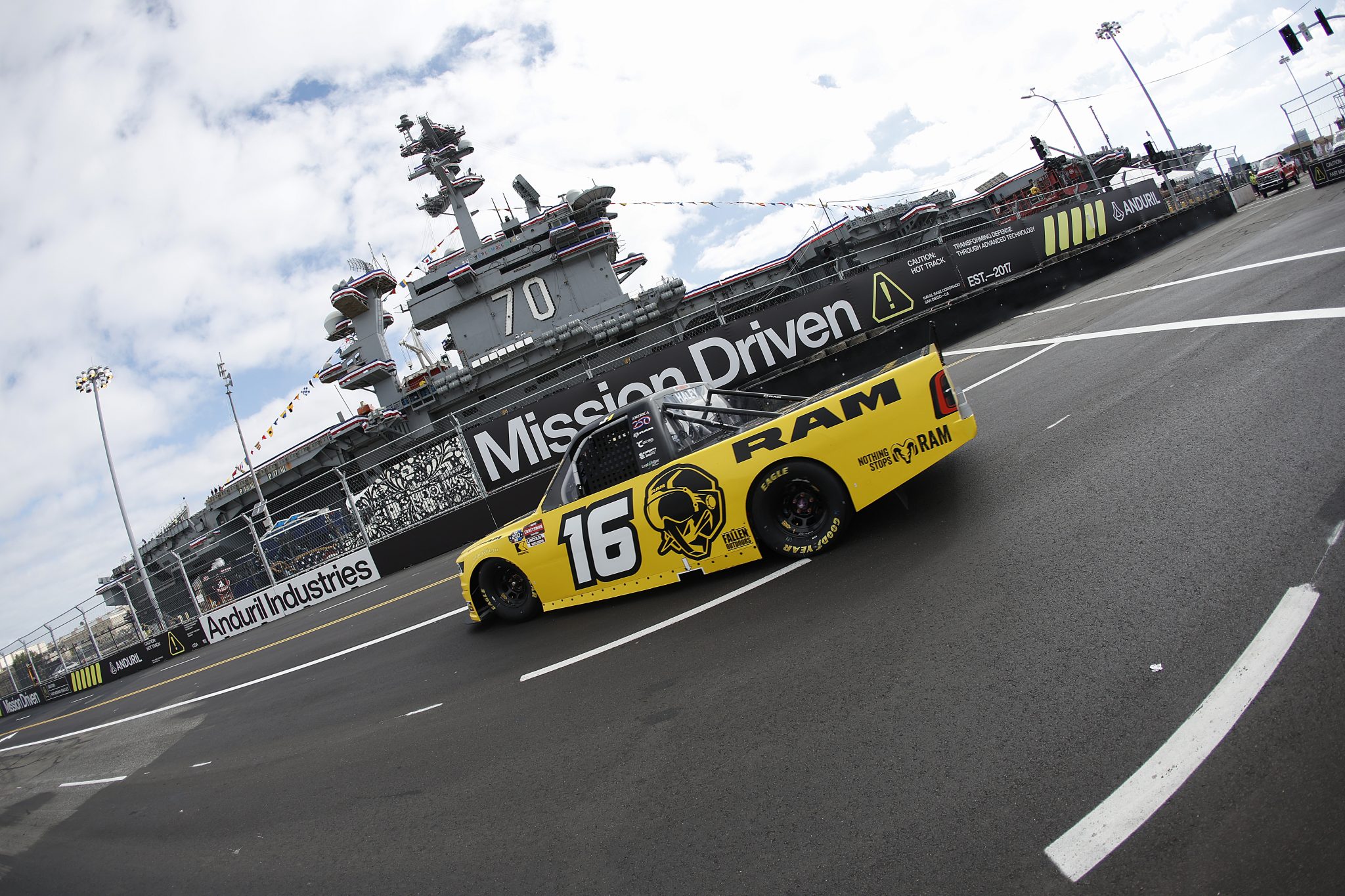SAN DIEGO, CALIFORNIA - JUNE 19: Justin Haley, driver of the #16 Ram RAM, drives during practice for the NASCAR Craftsman Truck Series Navy 250 at Naval Base Coronado on June 19, 2026 in San Diego, California. (Photo by Sean Gardner/Getty Images) | Getty Images