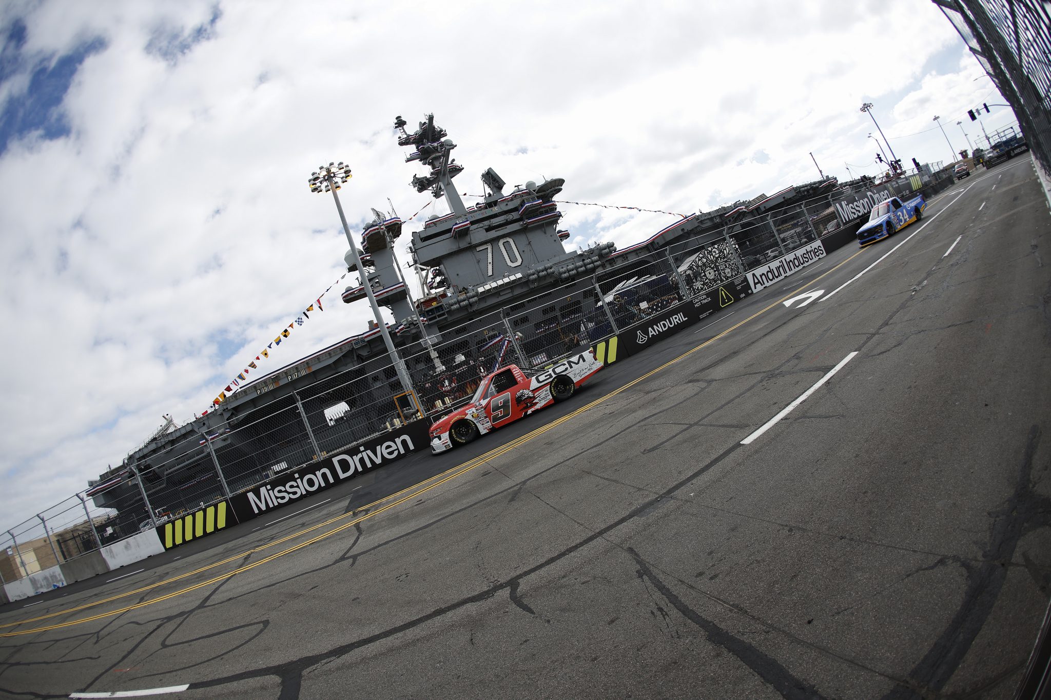 SAN DIEGO, CALIFORNIA - JUNE 19: Grant Enfinger, driver of the #9 Grant County Mulch Chevrolet, drives during practice for the NASCAR Craftsman Truck Series Navy 250 at Naval Base Coronado on June 19, 2026 in San Diego, California. (Photo by Sean Gardner/Getty Images) | Getty Images