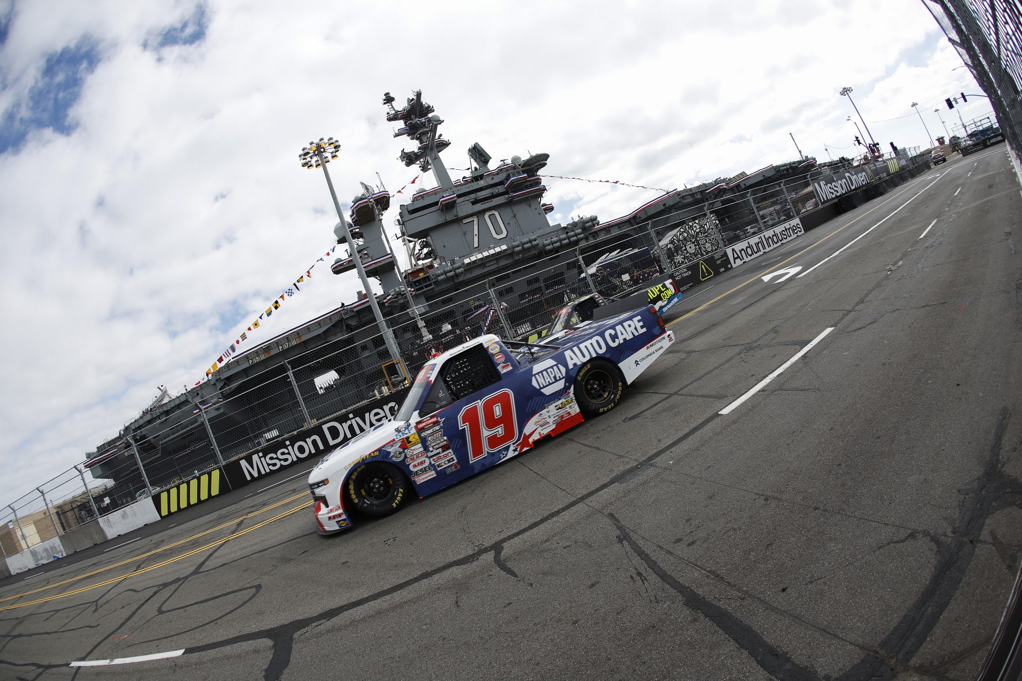 SAN DIEGO, CALIFORNIA - JUNE 19: Daniel Hemric, driver of the #19 NAPA Auto Care Chevrolet, drives during practice for the NASCAR Craftsman Truck Series Navy 250 at Naval Base Coronado on June 19, 2026 in San Diego, California. (Photo by Sean Gardner/Getty Images) | Getty Images