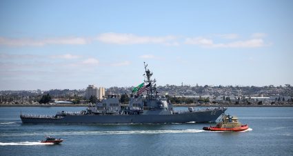 SAN DIEGO, CALIFORNIA - JUNE 19: A general view of the Naval Base Coronado during practice for the NASCAR Craftsman Truck Series Navy 250 on June 19, 2026 in San Diego, California. (Photo by James Gilbert/Getty Images) | Getty Images