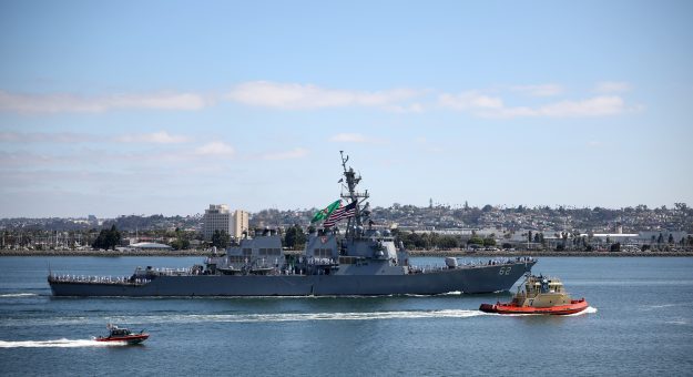 SAN DIEGO, CALIFORNIA - JUNE 19: A general view of the Naval Base Coronado during practice for the NASCAR Craftsman Truck Series Navy 250 on June 19, 2026 in San Diego, California. (Photo by James Gilbert/Getty Images) | Getty Images
