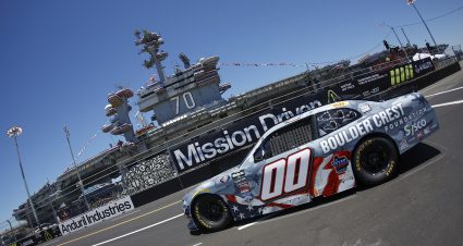 SAN DIEGO, CALIFORNIA - JUNE 19: Sheldon Creed, driver of the #00 Boulder Crest Foundation Chevrolet, drives during practice for the NASCAR O'Reilly Auto Parts Series United Rentals Driven to Serve 250 at Naval Base Coronado on June 19, 2026 in San Diego, California. (Photo by Sean Gardner/Getty Images) | Getty Images
