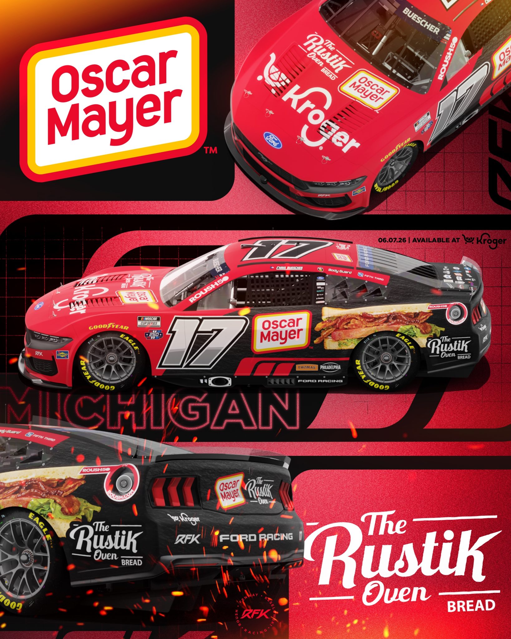 Chris Buescher Michigan Scheme